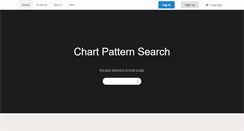 Desktop Screenshot of chartpatternsearch.com